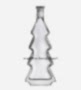 100ml Karácsonyfa üvegpalack