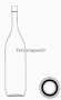 1500ml Bordolese Abrochado üvegpalack