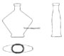 200ml Field üvegpalack