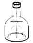 200ml Hármas Bordói üvegpalack