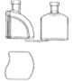 200ml Ikrek üvegpalack