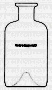 350ml Cilindro üvegpalack - pálinkás üveg