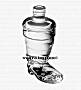 350ml Csizma üvegpalack