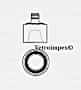 40ml Hármas Henger üvegpalack - PP18