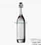 500ml Bordolese Abrochado üvegpalack - mini csat