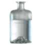 500ml Cilindro üvegpalack - pálinkás üveg