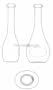 500ml Csepp üvegpalack