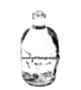 500ml Kalóz Koponya üvegpalack - PP31,5