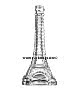 50ml Eiffel-torony üvegpalack - PP18